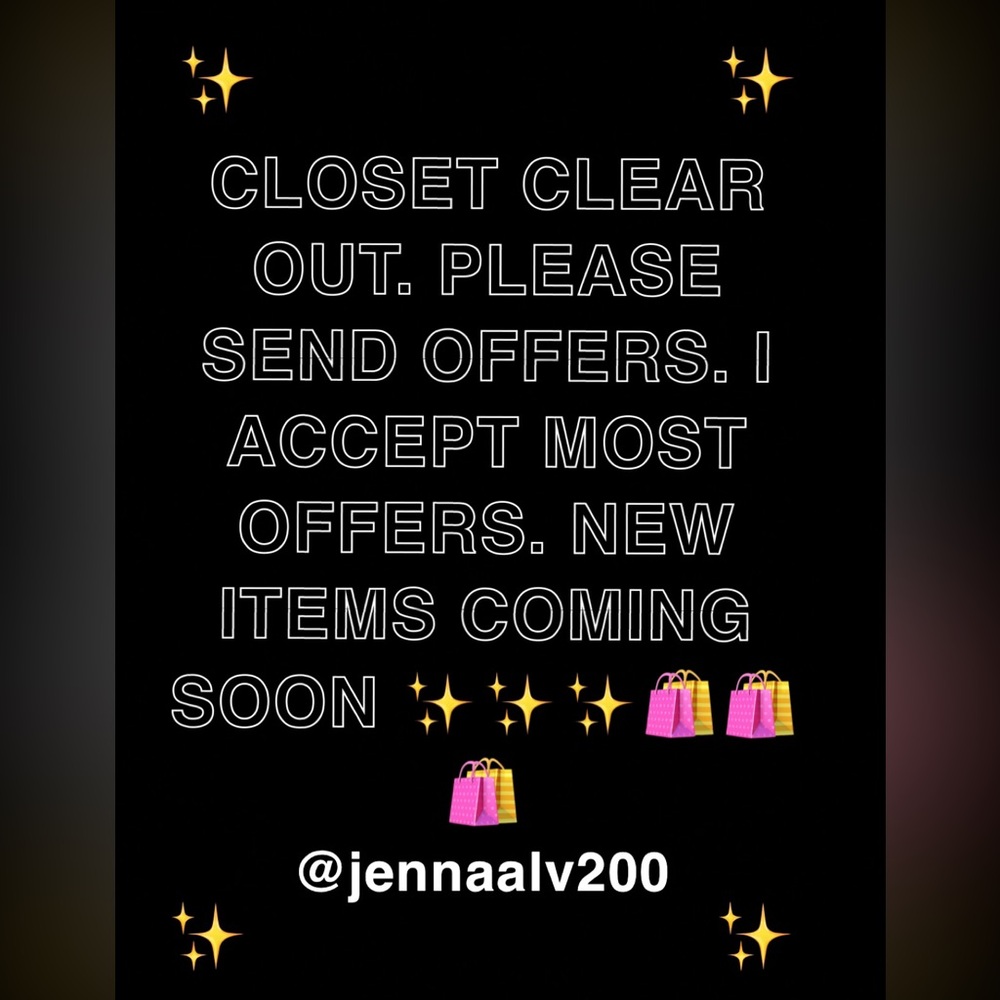 Please send offers 😊✨🛍️